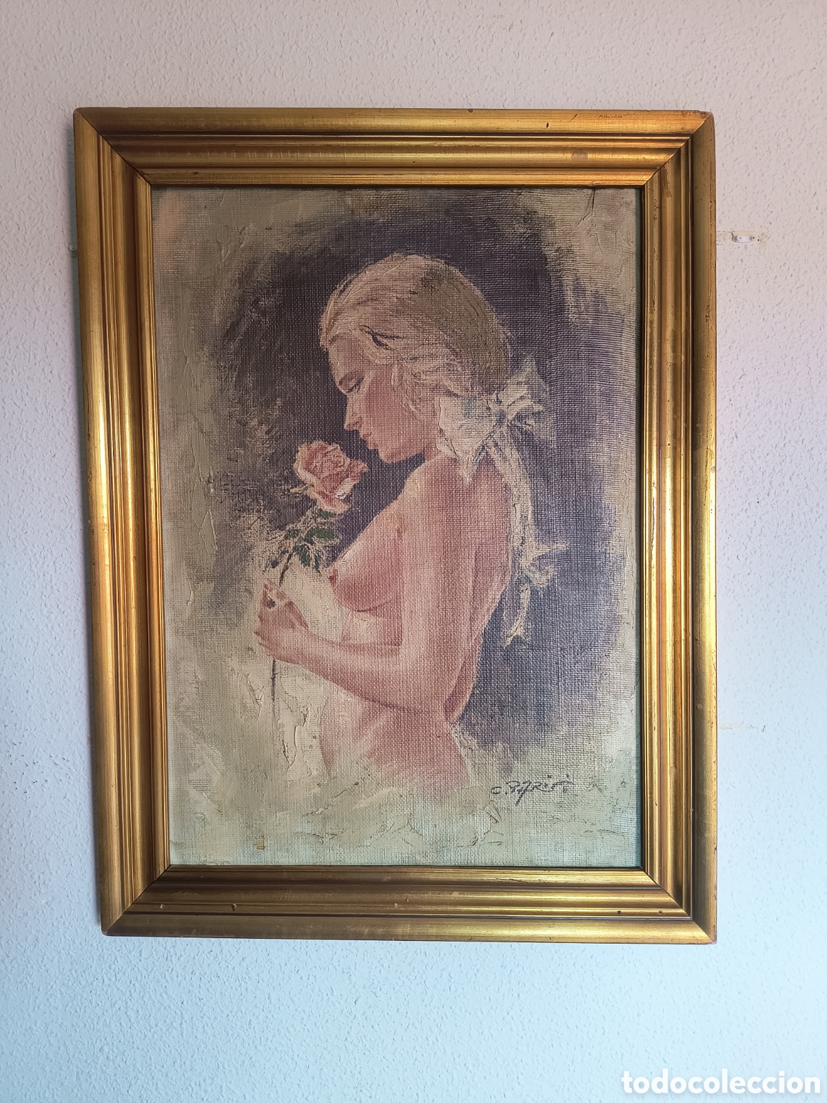 Arte: Cuadro decorativo a&ntilde;os 70