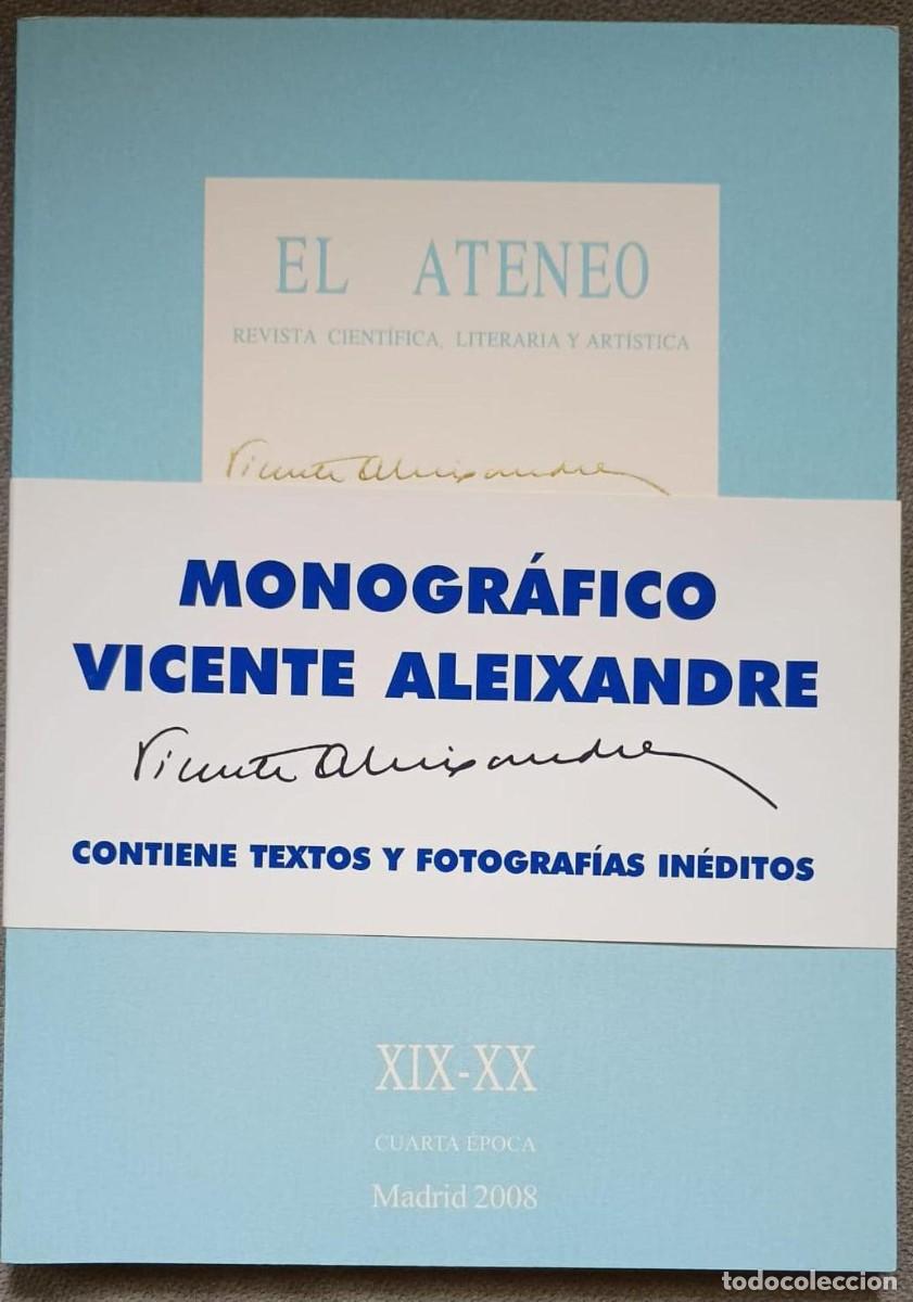 Arte: Lote Vicente Aleixandre Monogr&aacute;fico Ateneo - retrato edici&oacute;n limitada de Gallego - DVD RTVE Vicente