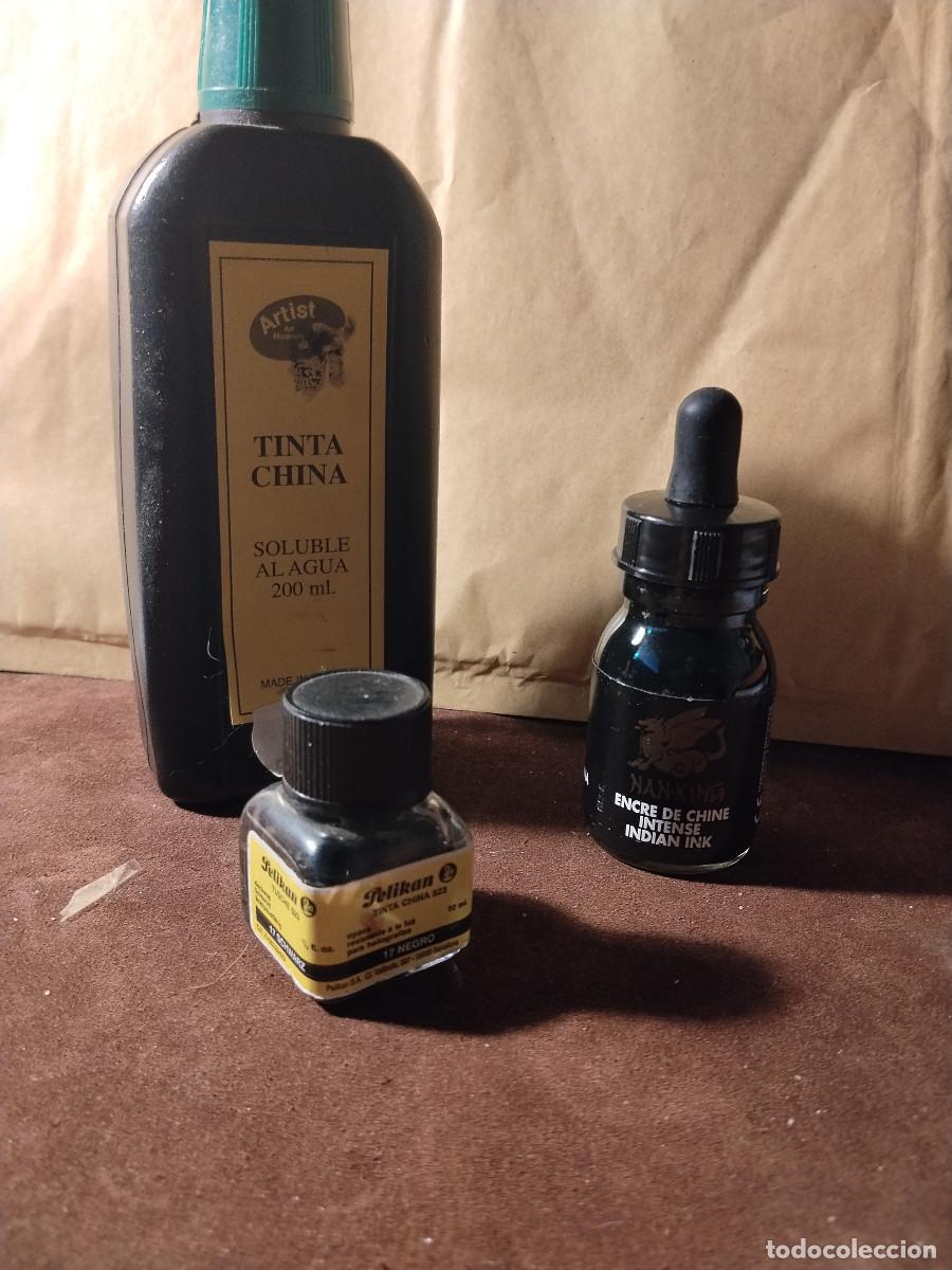 Kunst: Kit de tinta china &ndash; 3 frascos (200 ml, 30 ml y 10 ml)