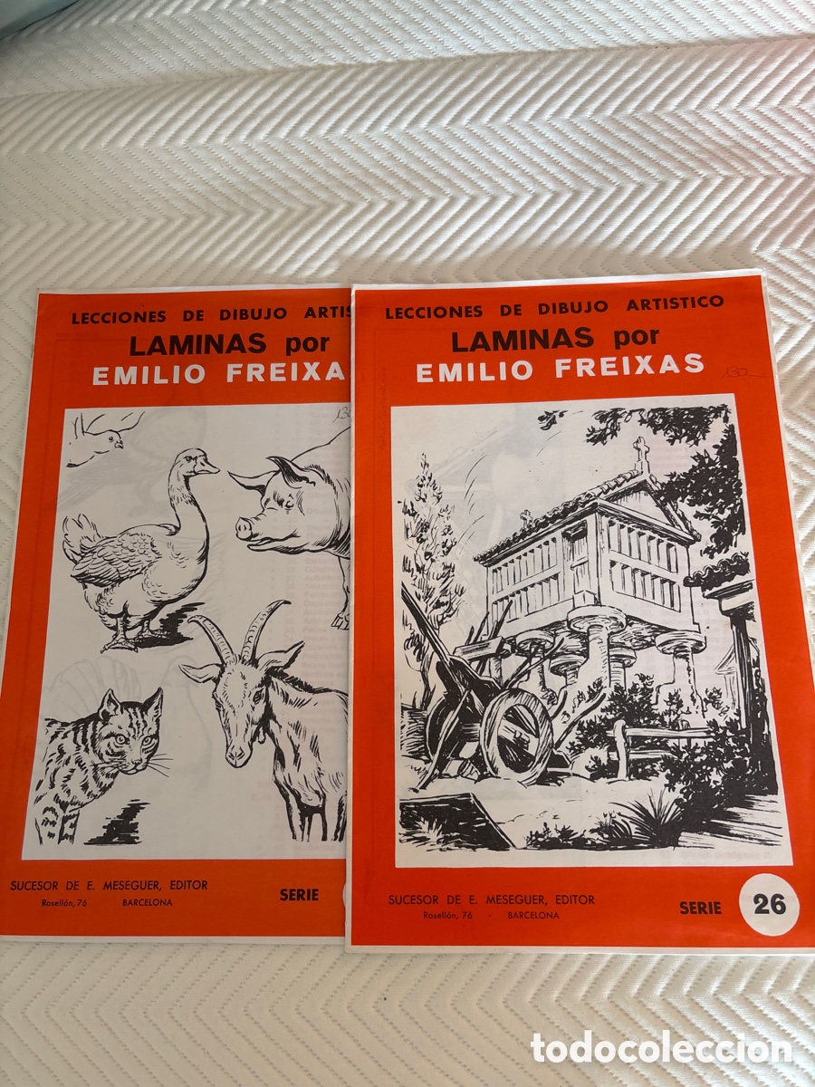 Arte: Lote de 11 carpetas de l&aacute;minas Freixas - Foto 3