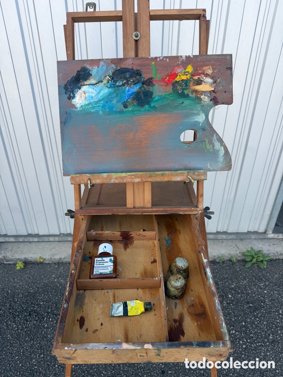 Arte: Caballete de pintor profesional TAKER - Foto 2