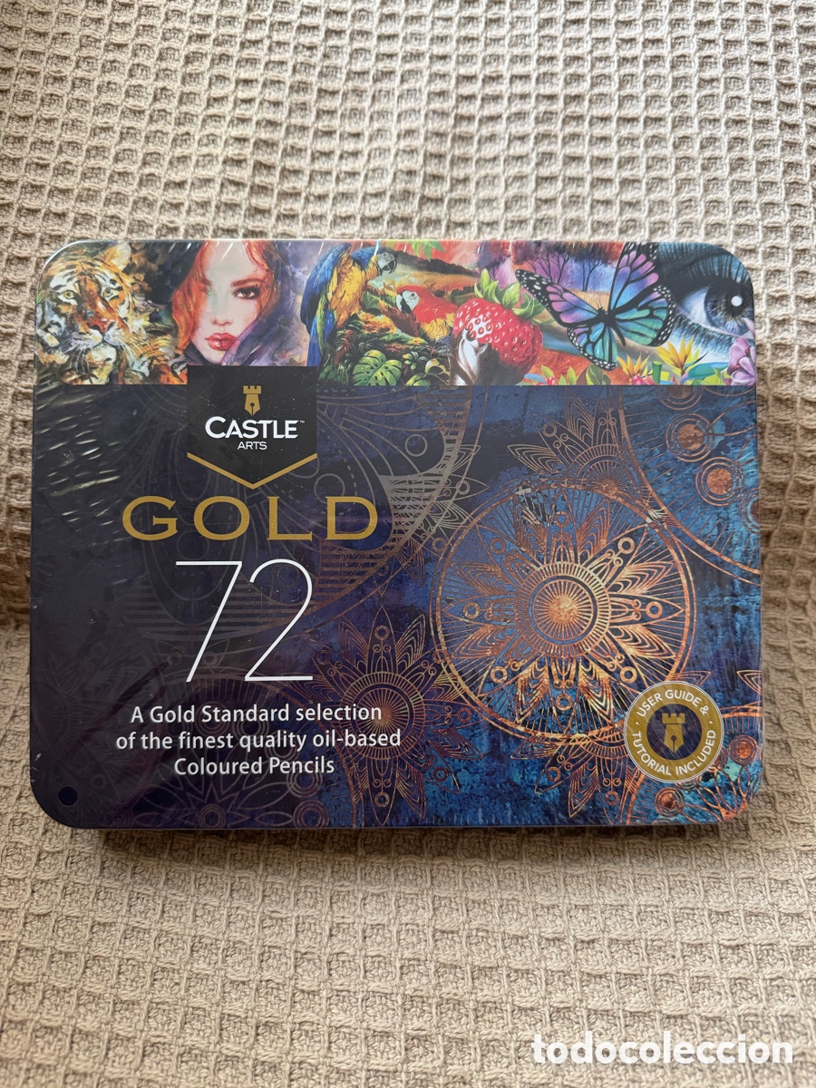 Arte: CASTLE ARTS GOLD &ndash; SET DE 72 L&Aacute;PICES DE COLORES