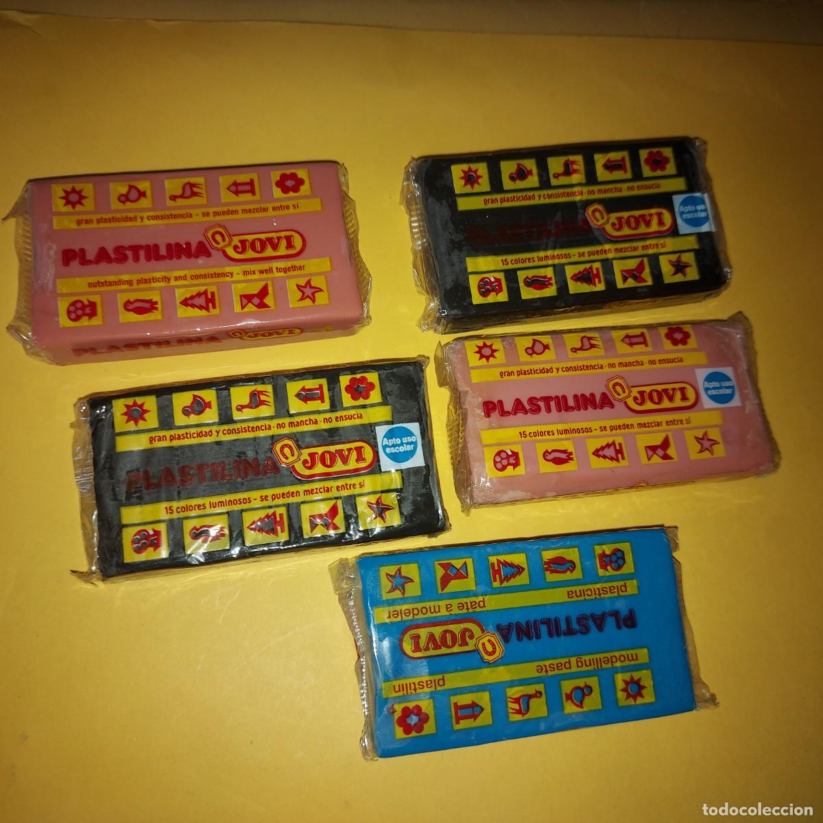 Arte: Plastilina JOVI. PastillaS de 7x4cm , a&ntilde;os 80.