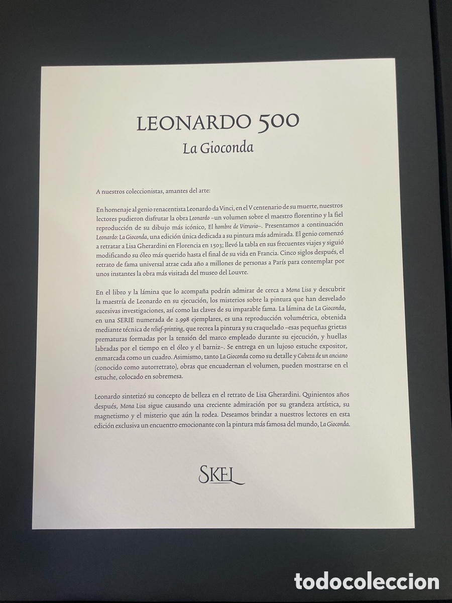 Arte: Leonardo. Gioconda colecci&oacute;n limitada - Foto 5