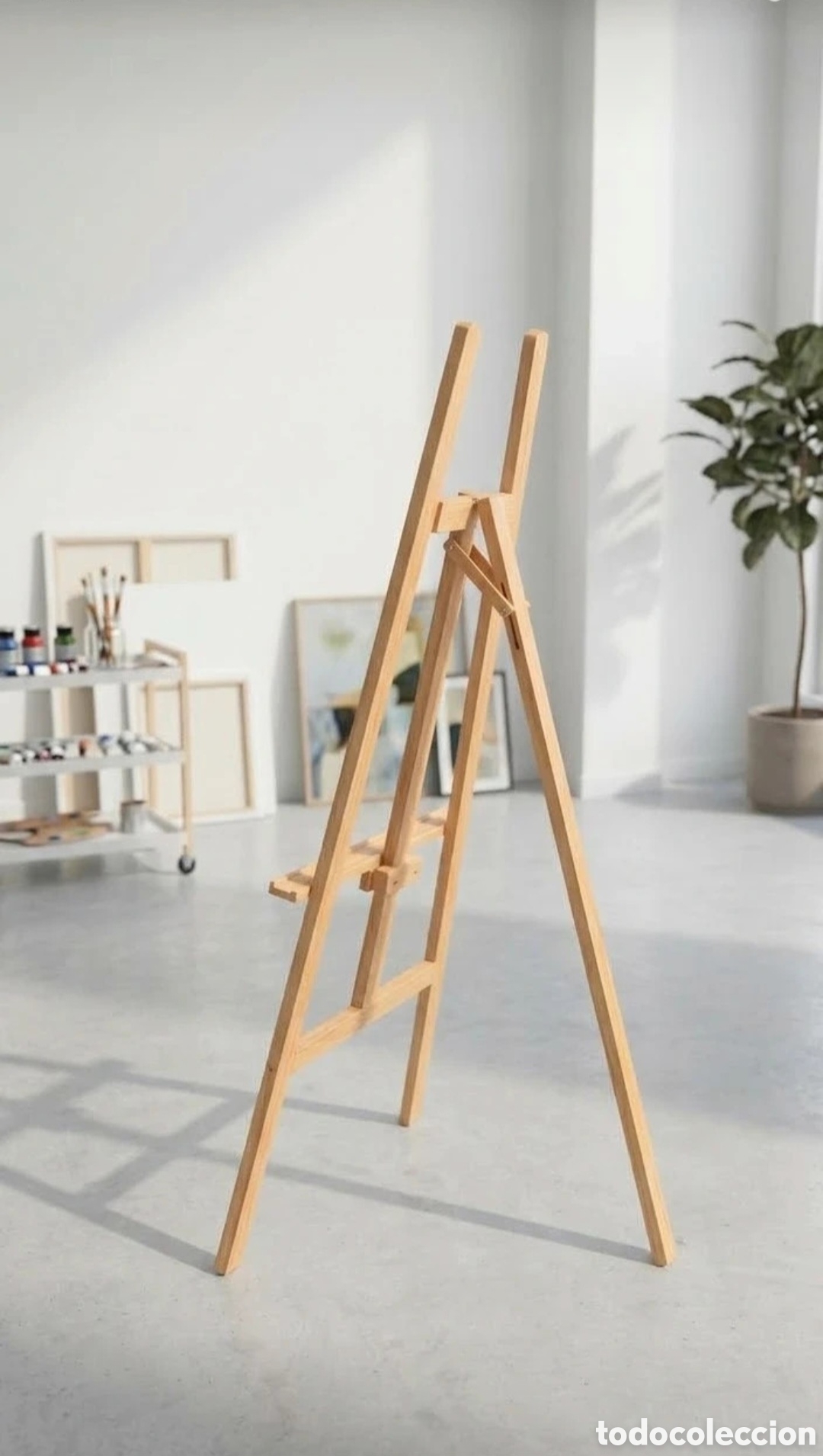 Arte: Caballete de pintura de madera - Foto 2