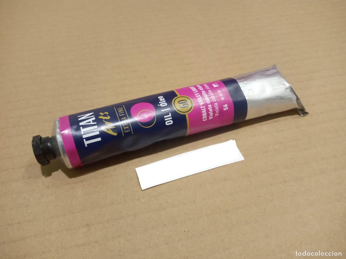 Kunst: TUBO PINTURA ART&Iacute;STICA TITAN ARTS OLEO VIOLETA COBALTO CLARO SERIE 6 #60 60 ML NUEVO COMPLETO