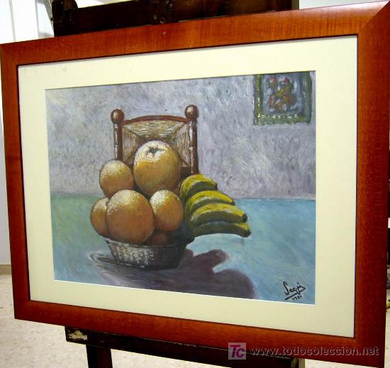 Arte: 1340.- ACRILICO SOBRE PAPEL  60x77 ,,,BODEGON,,,  SEGU 1980