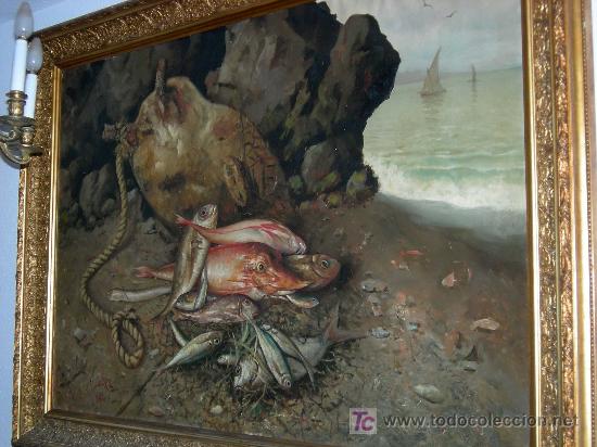 Arte: Antiguo S.XIX Bodeg&oacute;n Guillermo G&oacute;mez Gil - Foto 2