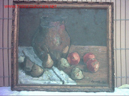 Arte: Antiguo Bodegon al Oleo - Foto 1