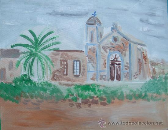 Arte: Cabo de Gata .Almer&iacute;a, Cortijo el Fraile , 35x 33 aprox. &oacute;leo/lienzo de Loles
