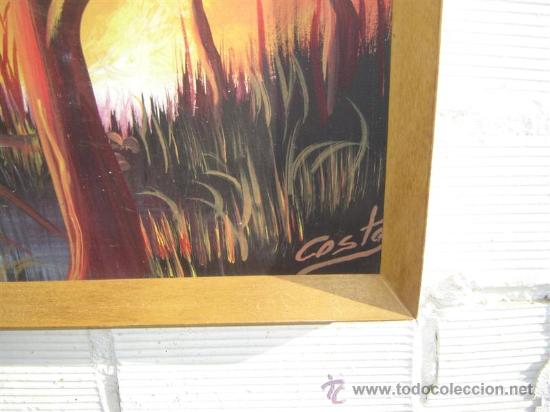 Arte: pintura bosque ardiendo - Foto 2