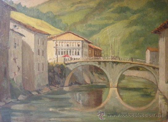 Arte: PAISAJE CON PUENTE - Foto 1