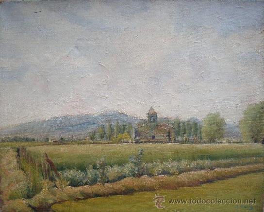 Arte: PAISAJE CON ERMITA DE A. REIG - Foto 1