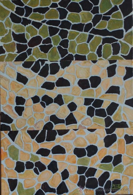 Arte: Oleo abstraccion de colores. - Foto 1