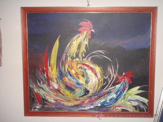 Arte: &Oacute;LEO SOBRE TELA. FIRMADO. MEDIDAS DEL &Oacute;LEO: 60 CMS. X 50 CMS.
