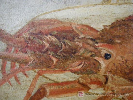 Arte: BODEGON CON LANGOSTA DE LOS A&Ntilde;OS 30 - Foto 4