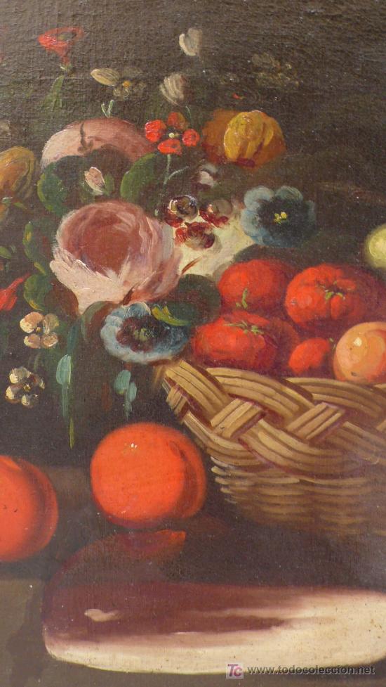 Arte: BODEG&Oacute;N s.XIX, tama&ntilde;o: 69x89 cm. - Foto 3