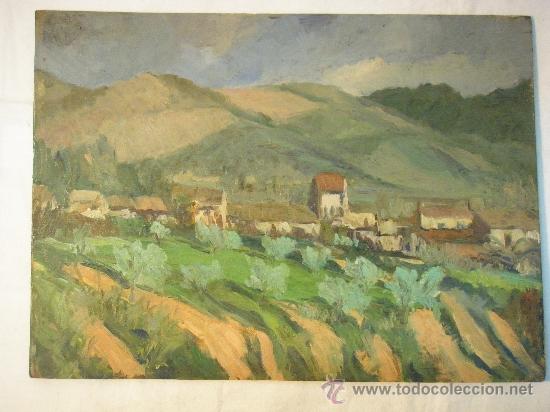 Arte: PAISAJE OLEO SOBRE TABLA - Foto 1