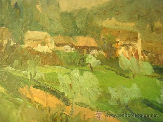 Arte: PAISAJE OLEO SOBRE TABLA - Foto 5