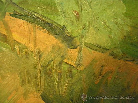 Arte: PAISAJE OLEO SOBRE TABLA - Foto 2