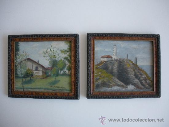 Arte: PAREJA DE PEQUE&Ntilde;OS CUADROS - Foto 1