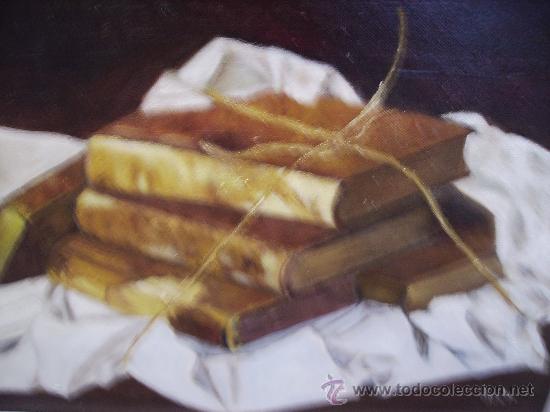 Arte: bodeg&oacute;n oleo con marco. - Foto 2