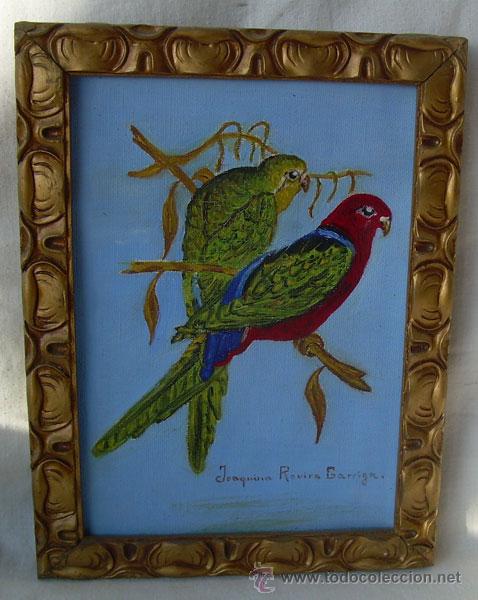 Art: CUADRO DOS LOROS, ÓLEO SOBRE TELA