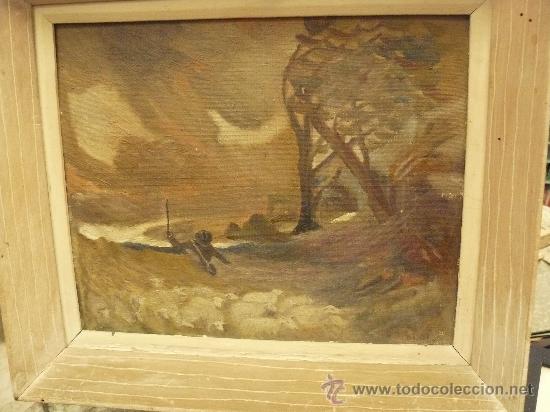 Arte: Paisaje tormenta al oleo - Foto 1