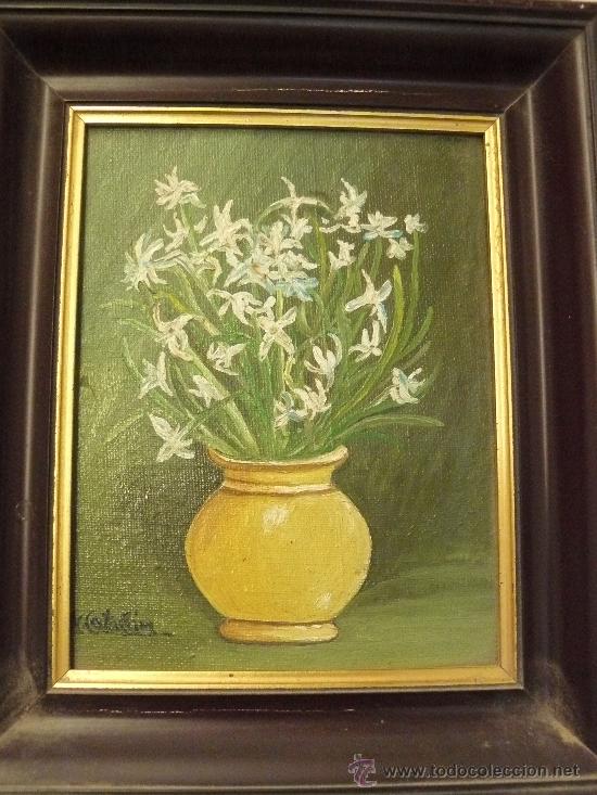 Arte: Oleo de Florero - Foto 1