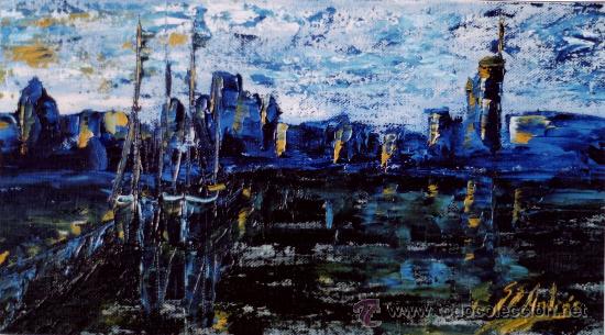 Arte: Ciudad en Azul de S S Andr&eacute;s - Foto 2