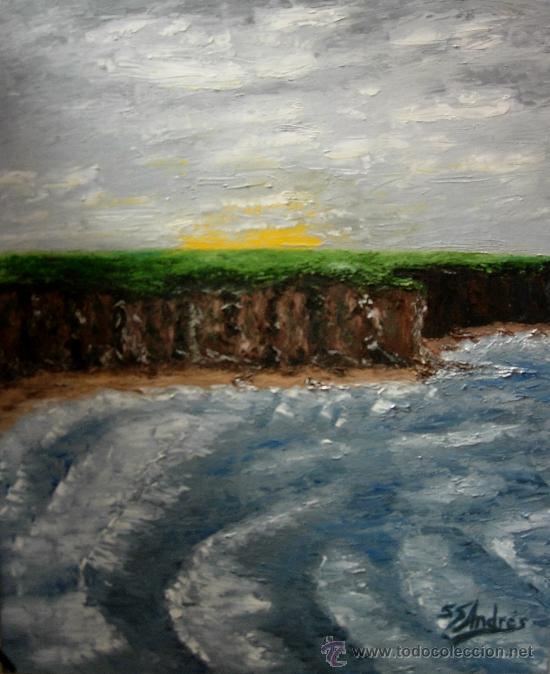 Arte: Acantilado &Oacute;leo de S.S.Andr&eacute;s - Foto 1