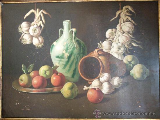 Arte: Cuadro &oacute;leo lienzo bodeg&oacute;n Manuel Ventura Mill&aacute;n - Foto 3