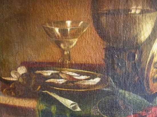 Arte: BODEGON DEL XIX SIGUIENDO MODELOS DE WILLEM CLAESZ HEDA - Foto 3