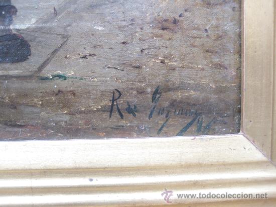 Arte: Cuadro marina fin del siglo XIX - Foto 4