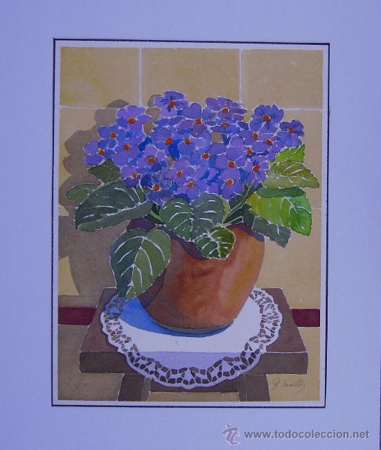 Arte: ACUARELA FLORES. - Foto 1