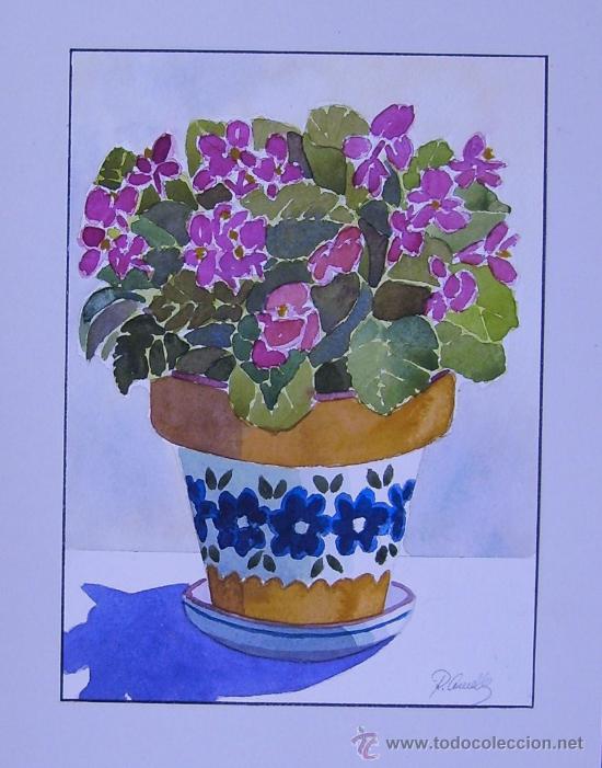 Arte: CUARELA FLORES. - Foto 1