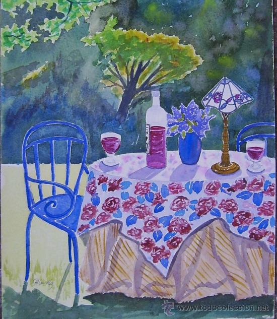 Arte: ACUARELA JARDIN. - Foto 1