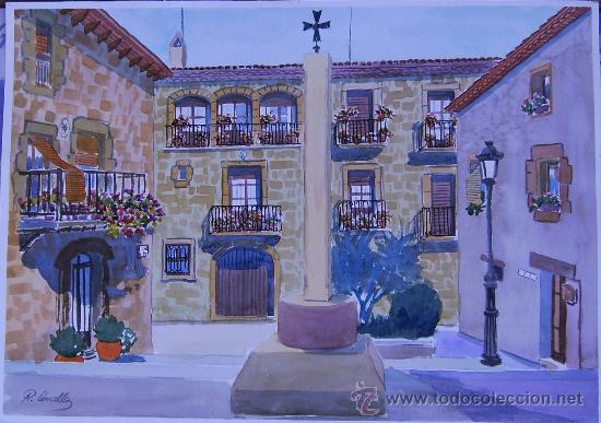 Arte: ACUARELA PUEBLO - Foto 1