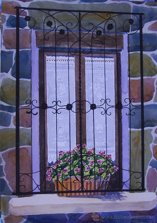 Arte: ACUARELA VENTANA - Foto 1