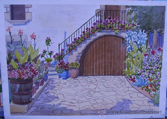 Arte: ACUARELA ESCALERA - Foto 1