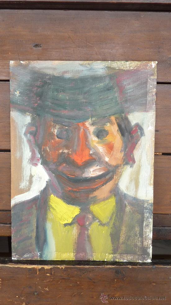 Arte: anonimo. Oleo sobre carton. Torero. - Foto 1