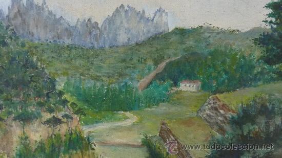Arte: Anonimo. oleo sobre tablex. Paisaje. - Foto 2
