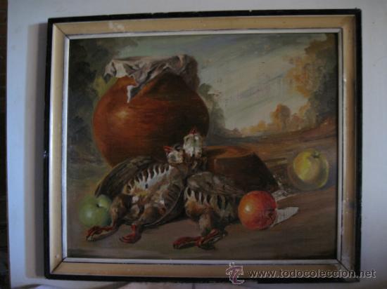 Arte: BODEGON - PINTADO AL OLEO SOBRE TABLEX. - Foto 5