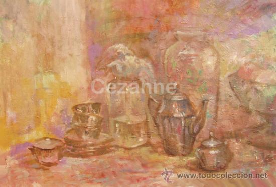 Kunst: &Oacute;LEO. 73 x 50. 'RECORDANDO A GRAU SANTOS'. DOMINGO CORREA.