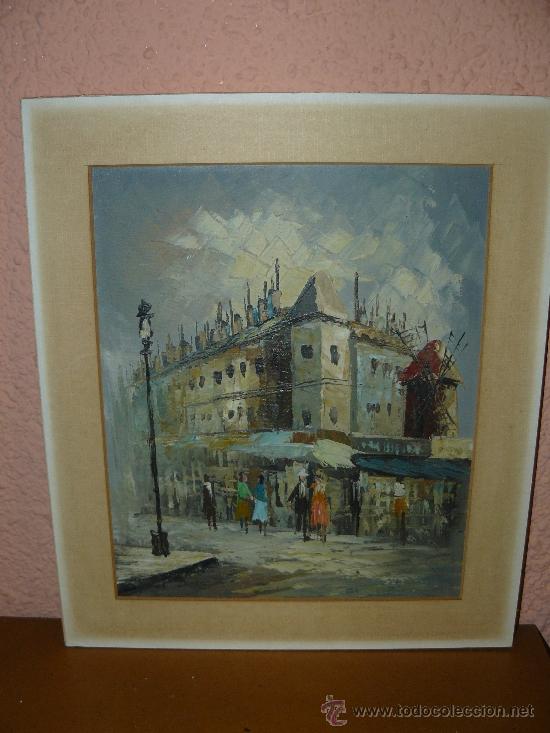 Arte: OLEO / TABLEX - AN&Oacute;NIMO - VISTA PARISINA - Foto 1