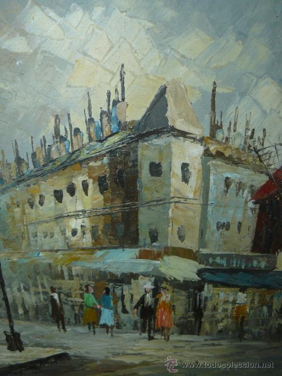 Arte: OLEO / TABLEX - AN&Oacute;NIMO - VISTA PARISINA - Foto 2