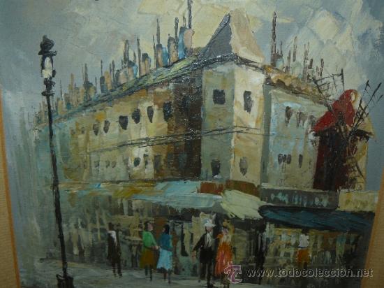 Arte: OLEO / TABLEX - AN&Oacute;NIMO - VISTA PARISINA - Foto 4