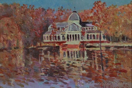 Arte: PALACIO DE CRISTAL, EL RETIRO. &Oacute;LEO SOBRE TABLA. - Foto 1