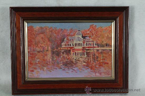 Arte: PALACIO DE CRISTAL, EL RETIRO. &Oacute;LEO SOBRE TABLA. - Foto 2