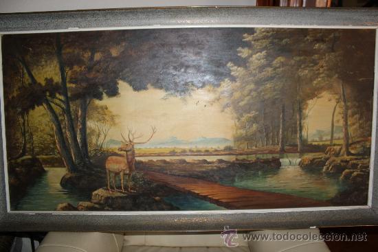 Arte: Antiguo oleo sobre table - Foto 1